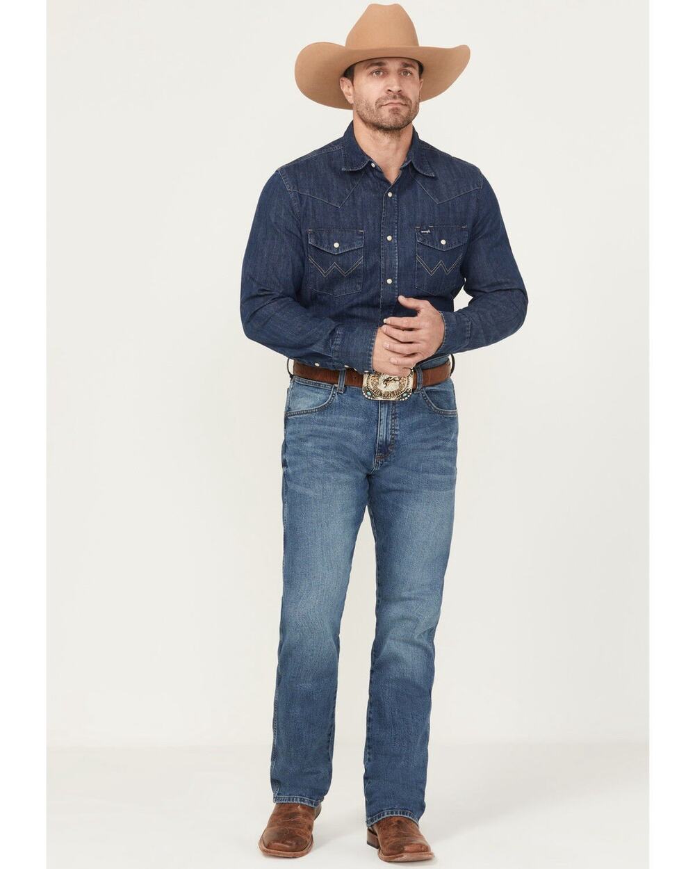 Wrangler Retro Slim Boot Jeans Men’s 29x30 Medium Wash Blue Denim Stretch NWT